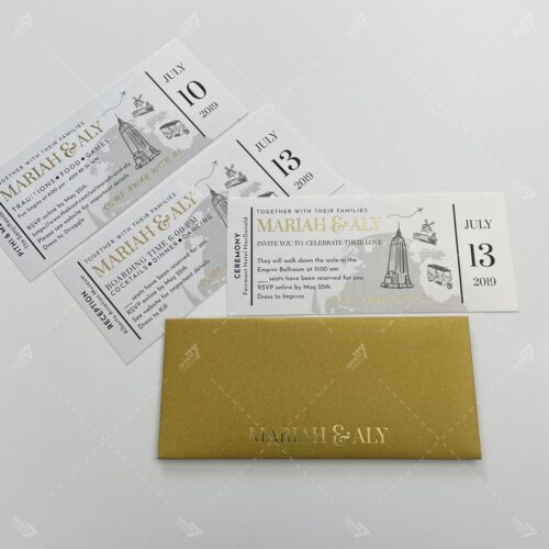 Alternative view of Boarding Pass Style