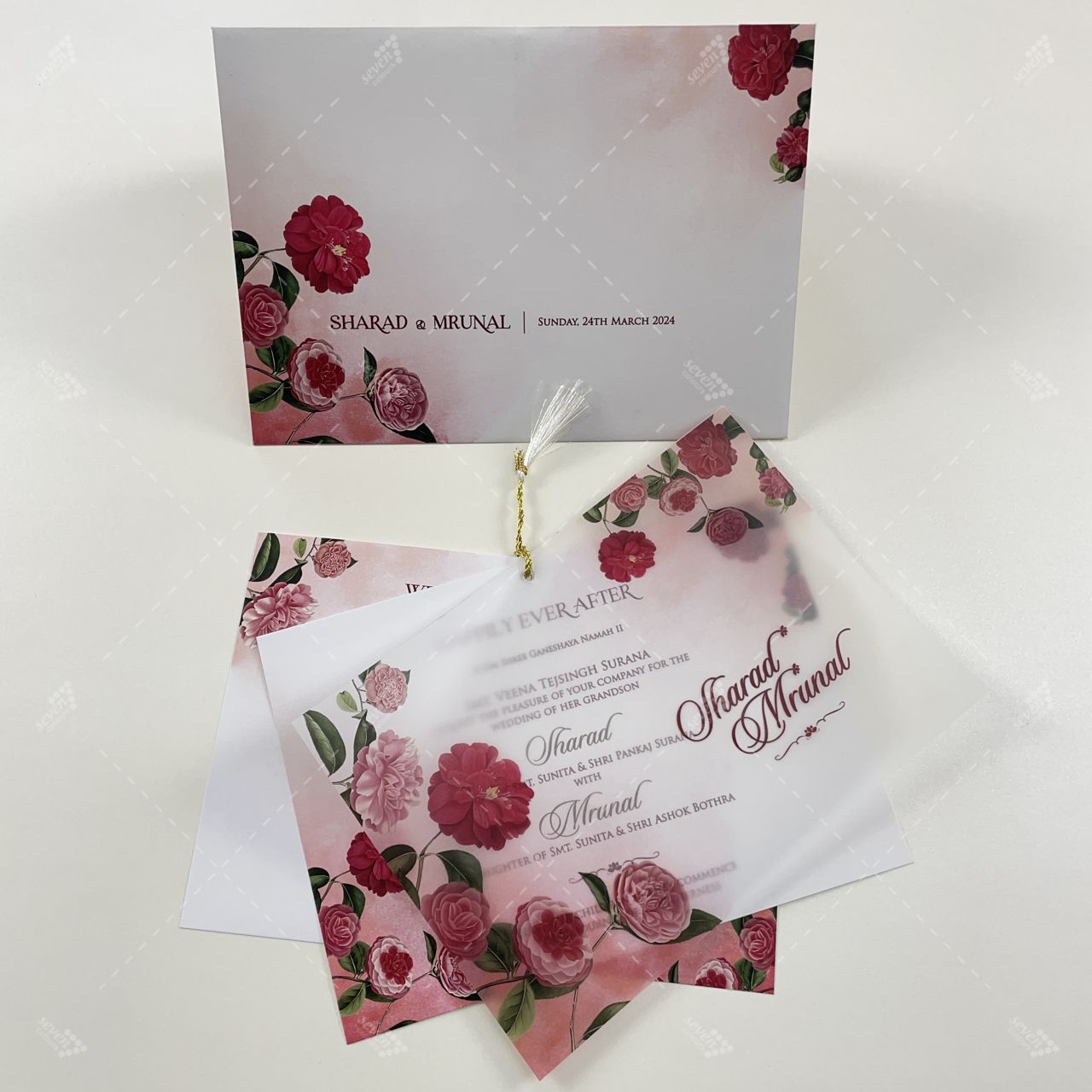 Tassle & Ribbons Archives - Seven Colours Wedding Card