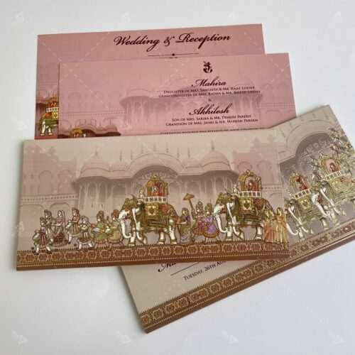 Band Baja and Baaraat Indian Wedding Invitation