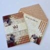 simple style indian wedding card design