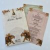 simple style indian wedding card design wedding bells and elephant theme