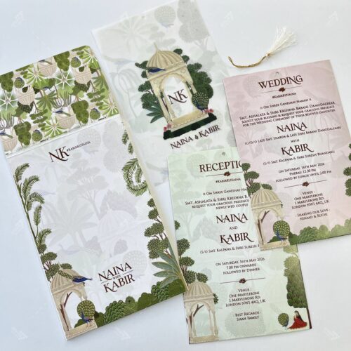 Designer Wedding Invitation in Digital Print