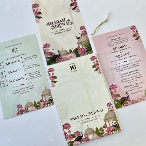 Designer Wedding Invitation in Digital Print
